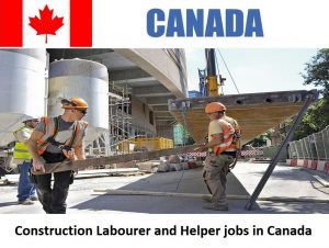 Construction Labourer and Helper jobs in Canada