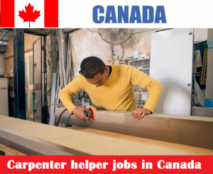 Carpenter helper jobs in Canada